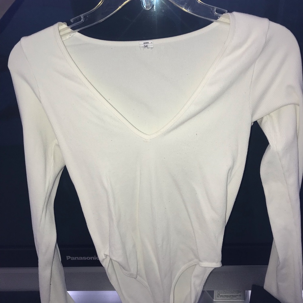 Forever 21 white body suit size small